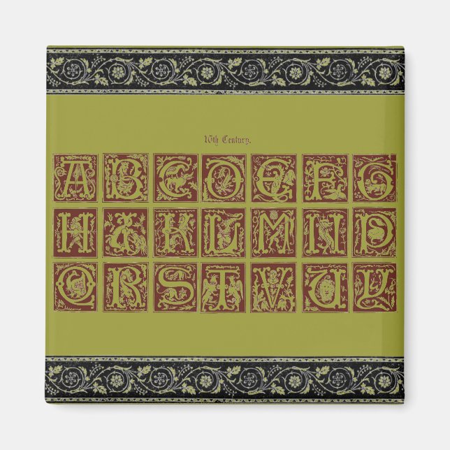Alphabet-Magnet Magnet (Vorne)