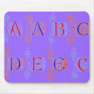 Alphabet Maus Pad Mousepad