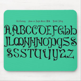 Alphabet Maus Pad Mousepad