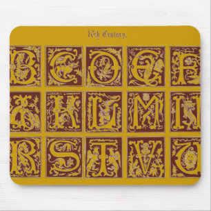 Alphabet Maus Pad Mousepad