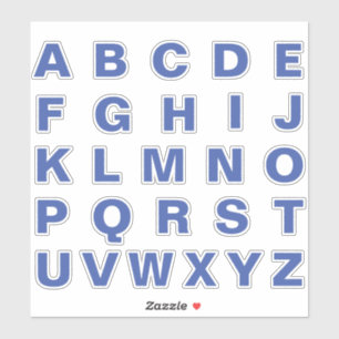 Alphabet Monogram Letters Aufkleber