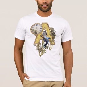 Alphabet-Monogramm-Hauptstadt-Buchstabe A T-Shirt