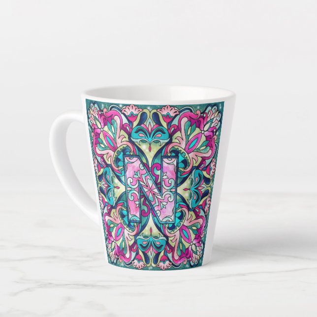 Alphabet N Milchtasse (Linke Ecke)