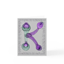 Alphabet Note Card Letter K