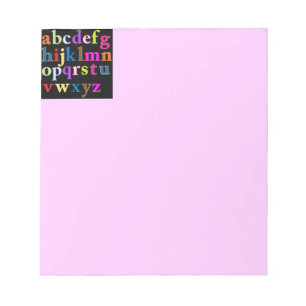 Alphabet Notizblock