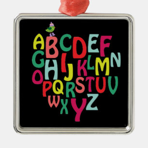 Alphabet Ornament Aus Metall