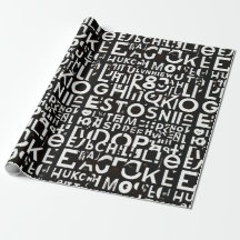 Alphabet Packpapier-Design