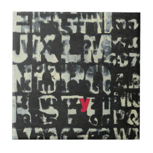 Alphabet Painting von Norman Wyatt Fliese