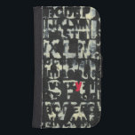 Alphabet Painting von Norman Wyatt Samsung S4 Geldbeutel Hülle<br><div class="desc">Wenn Sie Liebe nehmen Sehtests,  dann ist dieses Bild für Sie! Der Buchstabe des englischen Alphabets wird übereinander aufgezwungen,  fast verdeckt sie in diesem Gemälde von Norman Wyatt. Der Buchstabe Y zeichnet sich durch seine rosa Färbung aus.</div>