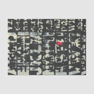 Alphabet Painting von Norman Wyatt Seidenpapier