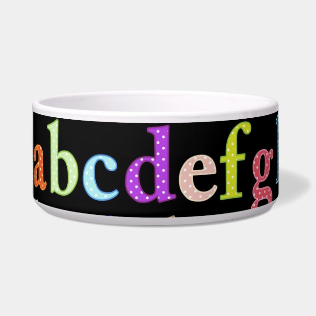 Alphabet Pet Bowl Napf (Links)