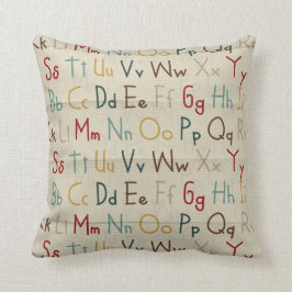Alphabet Pillow Kissen