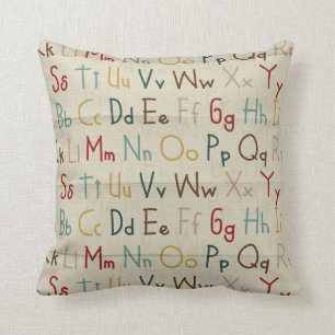 Alphabet Pillow Kissen
