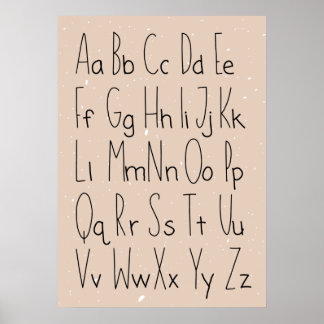 Alphabet Poster