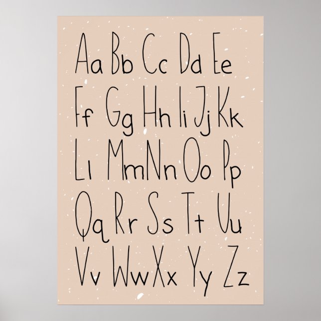 Alphabet Poster (Vorne)