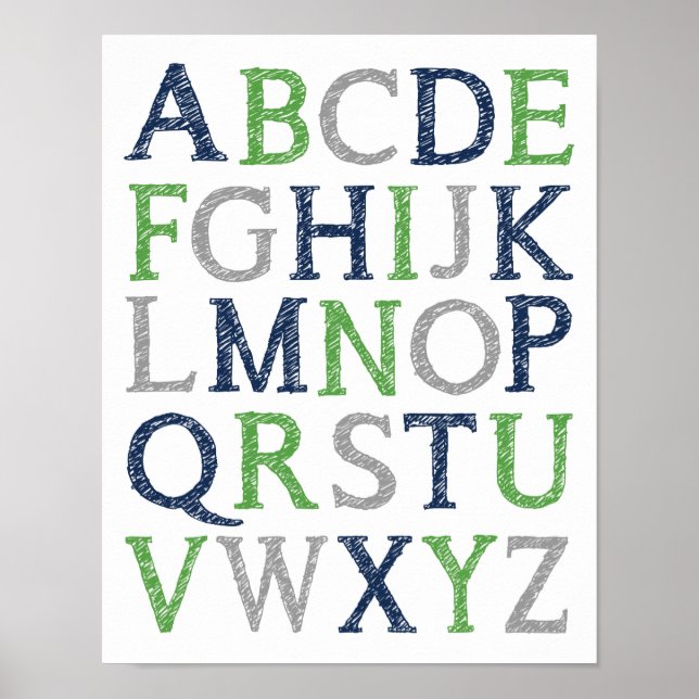 Alphabet Poster (Vorne)