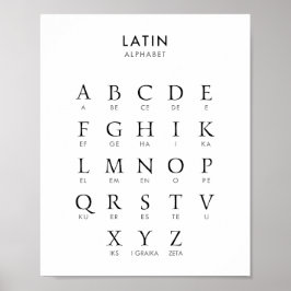 Alphabet Poster