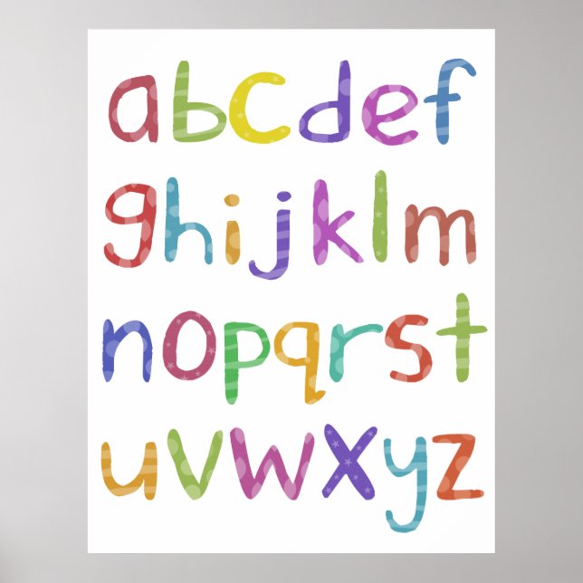 Alphabet - Poster (Vorne)