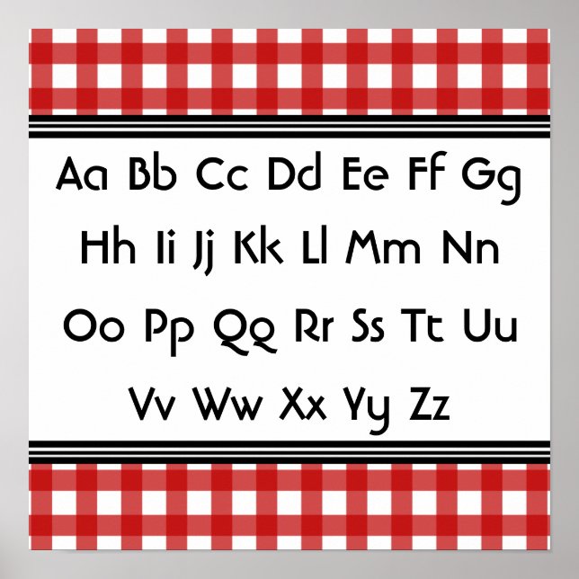 Alphabet Poster (Vorne)