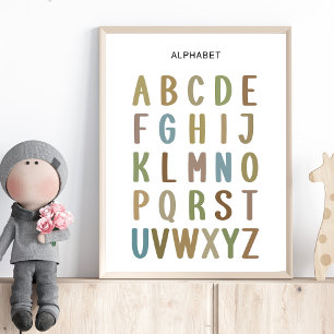 Alphabet Poster – ABC-Tabelle für Vorschulkinder