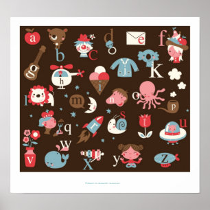 Alphabet-Poster Poster