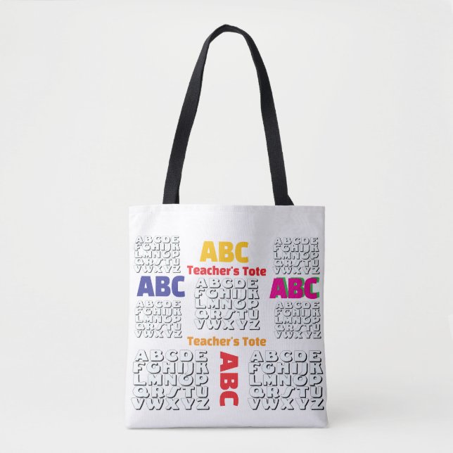 Alphabet Rainbow White (Vorderseite)