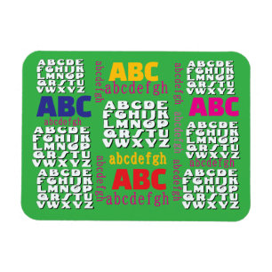 Alphabet Regenbogen Grün Kühlschrank Magnet