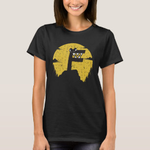Alphabet-Sagen f Buchstabe Jungen Retro-Sonnenunte T-Shirt