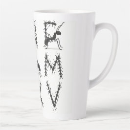 Alphabet schwarz milchtasse