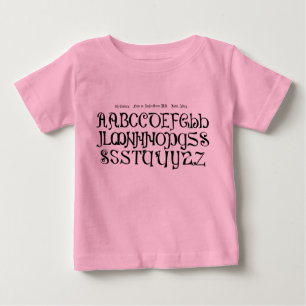 Alphabet-Shirt Baby T-shirt