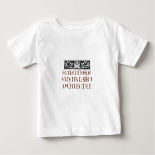 Alphabet-Shirt Baby T-shirt