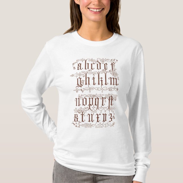 Alphabet-Shirt T-Shirt (Vorderseite)