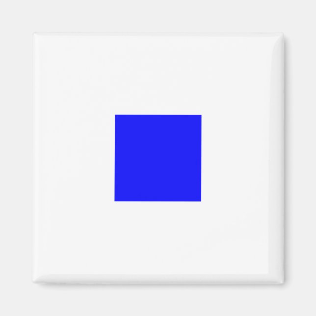 Alphabet Sign Letter S (Sierra) Magnet (Vorne)