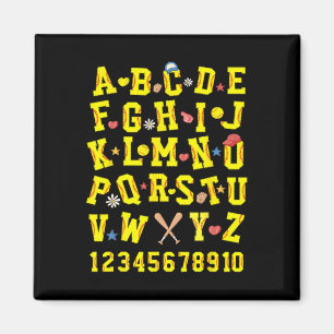Alphabet Softll Abc Zahlen Buchstaben Kinder Junge Magnet