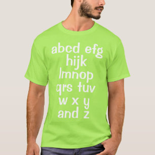 Alphabet Song Men's T - Shirt