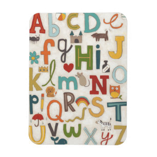 Alphabet-Suppe Magnet