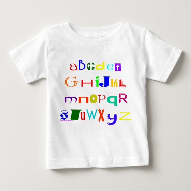 Alphabet-T - Shirt (Vorderseite)