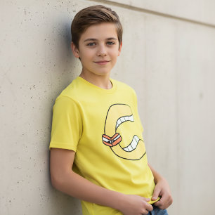 Alphabet T-Shirt Buchstabe C
