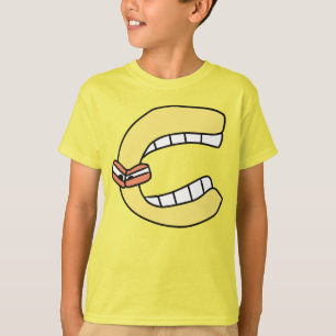 Alphabet T - Shirt Letter C