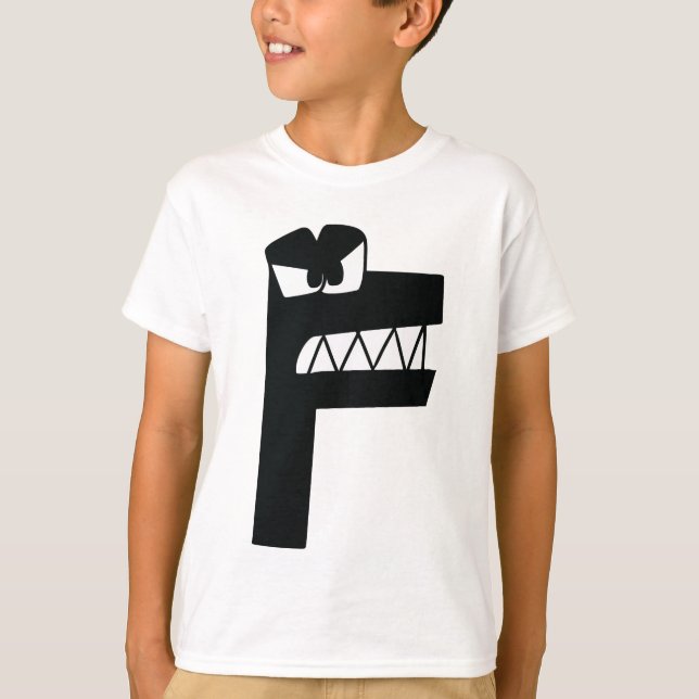 Alphabet T - Shirt Letter F (Vorderseite)