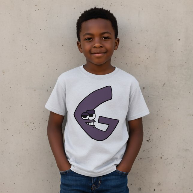 Alphabet T - Shirt Letter G (Von Creator hochgeladen)