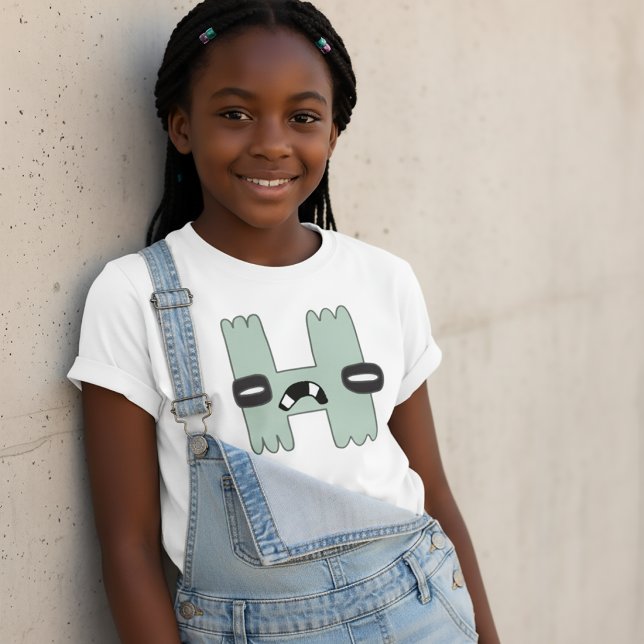Alphabet T - Shirt Letter H (Von Creator hochgeladen)