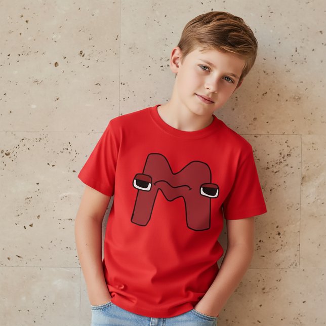 Alphabet T - Shirt Letter M (Von Creator hochgeladen)