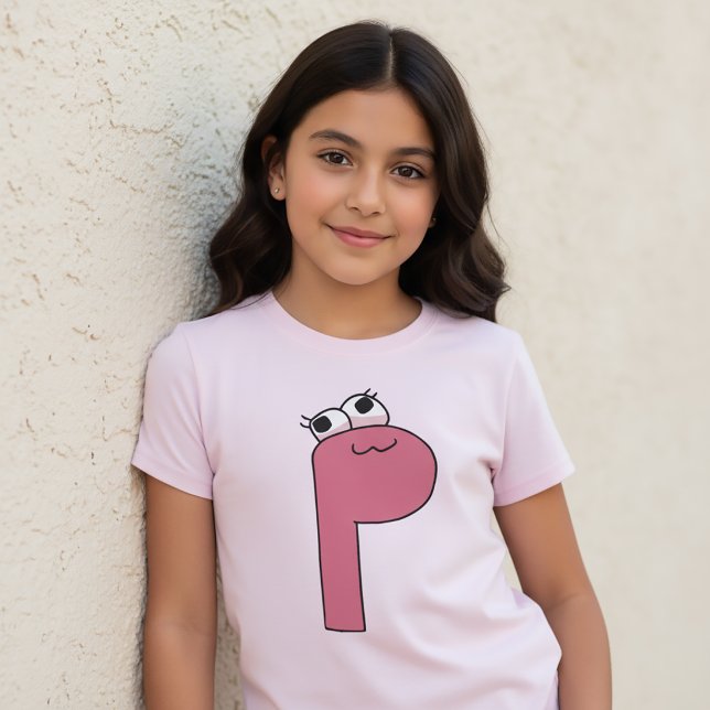 Alphabet T - Shirt Letter P (Von Creator hochgeladen)