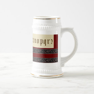 Alphabet-Tasse Bierglas