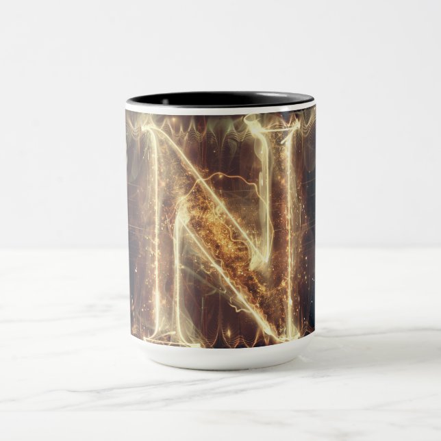 Alphabet-Tasse: 'N' Tasse (Zentrum)