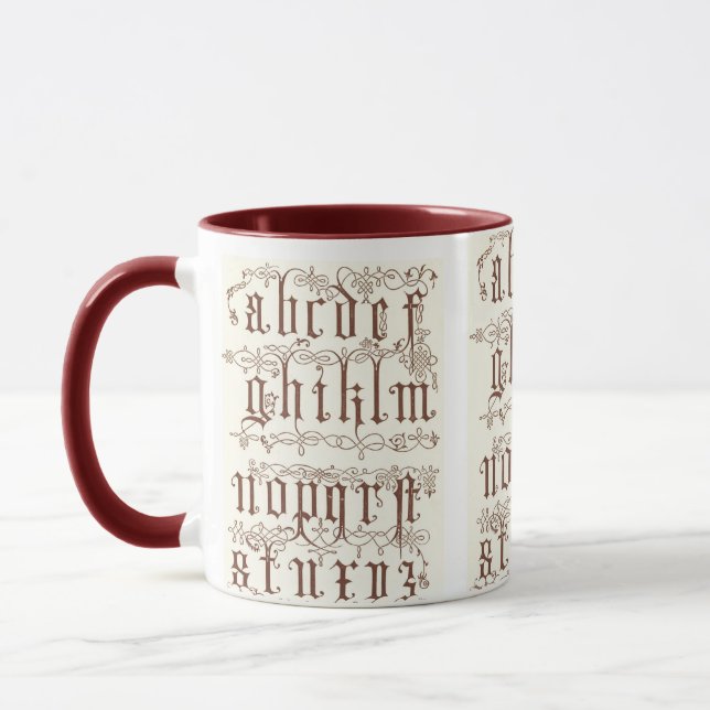 Alphabet-Tasse Tasse (Links)
