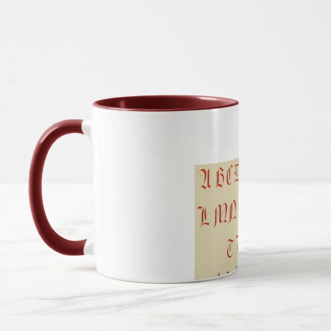 Alphabet-Tasse Tasse (Links)