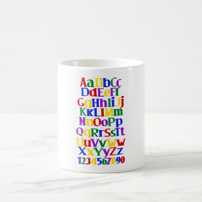Alphabet-Tasse Tasse (Mittel)