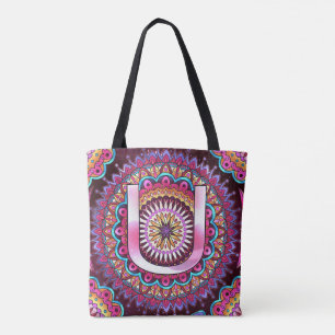 Alphabet U mandala